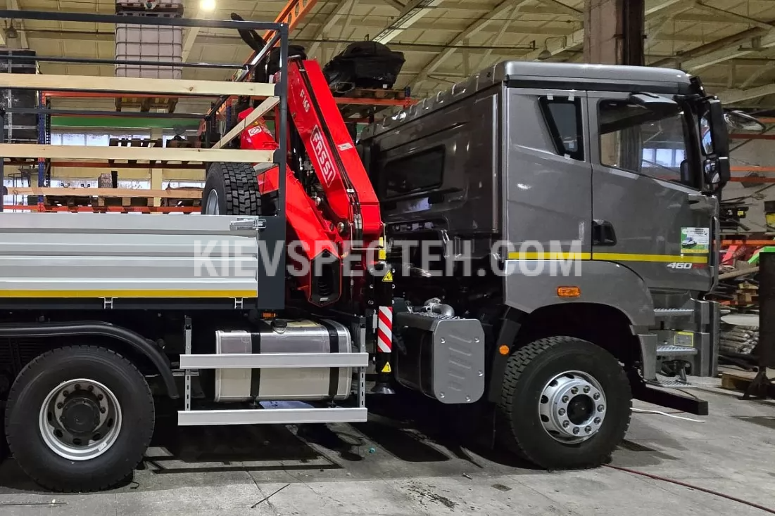 Бортовой грузовик FAW CA3250 с КМУ FASSI F165A.2